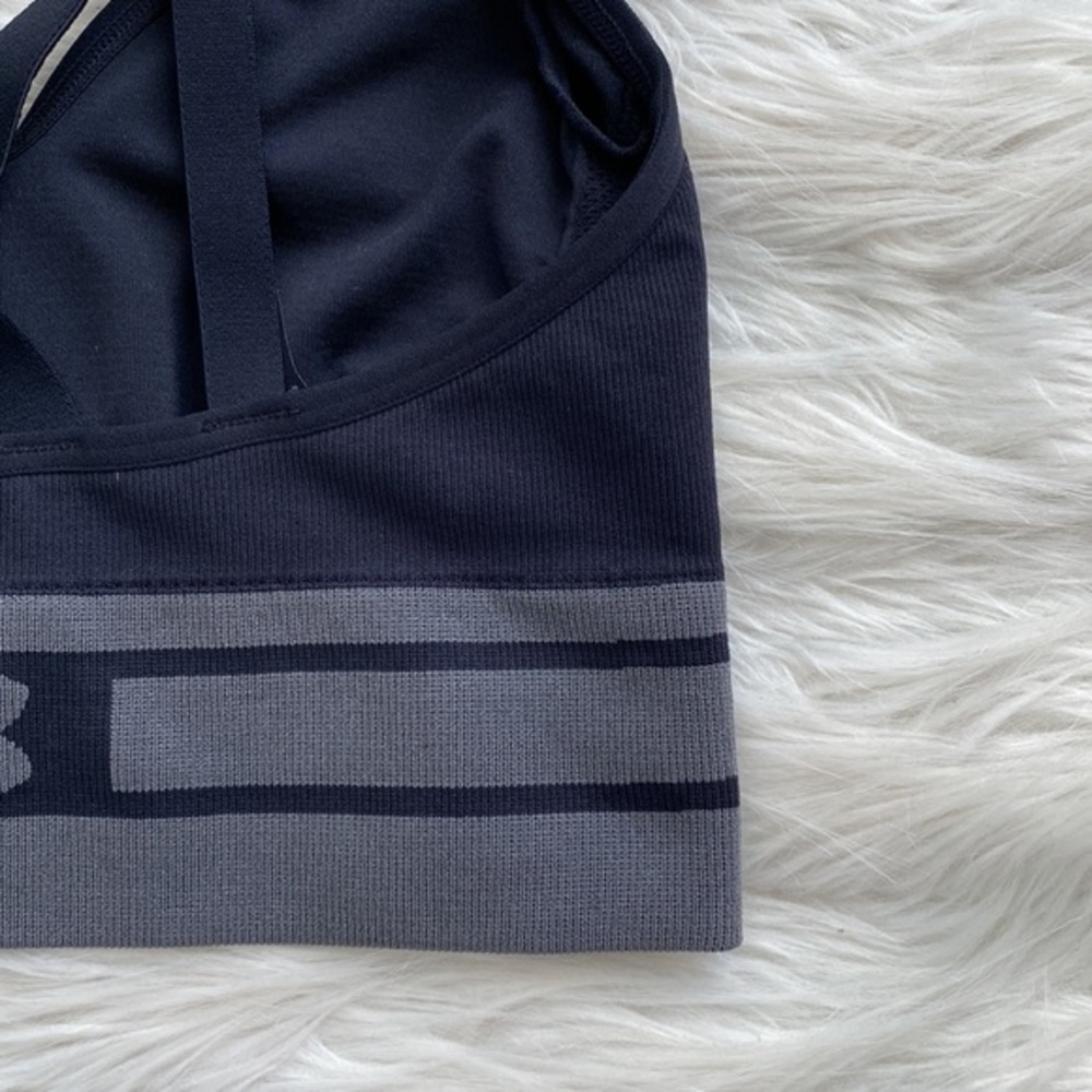 Under Armour‎ | Black Seamless Longline Sports Bra - Picture 11 of 14